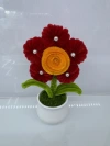 Twisted sticks, colorful balls, wheat ears, finished sunflowers, tulips, simulated flower books, study desk decorations, Teachers' Day decorative small potted plants details Picture
